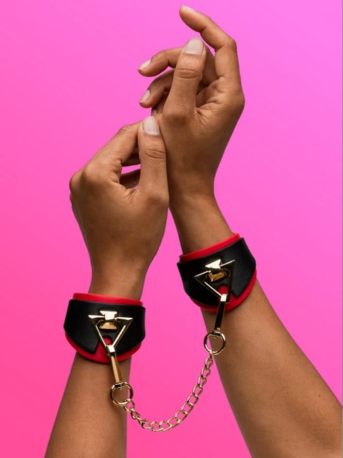 Ouch! Milan PU Leather Handcuffs